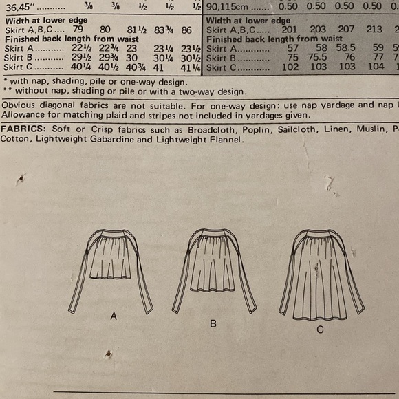 VTG ‘70s Butterick Designer Kenzo UNCUT Sewing Pattern - Picture 4 of 9